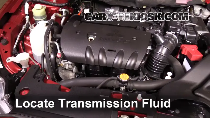 2012 Mitsubishi Lancer SE 2.4L 4 Cyl. Transmission Fluid